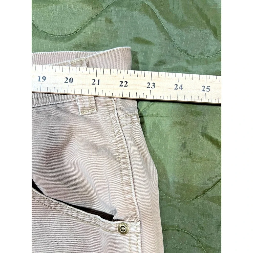 Eddie Bauer Cargo Shorts 46 100% Cotton Khaki Style 0744 Hiking Workwear Gorp